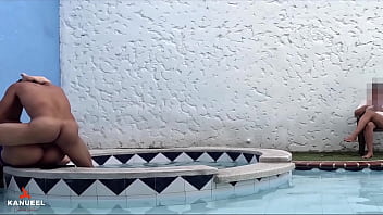 Fuck A Stranger In Front Of The Pool Attendant, How Rich Feels Being Watched While Fucking - Voyeur free video