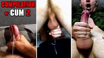 Personal Compilation Of My Cum - 2 / Intense Orgasms, Male Moans, Convulsions