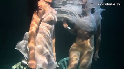 Polcharova And Siskina Wet Horny Underwater Lesbians free video